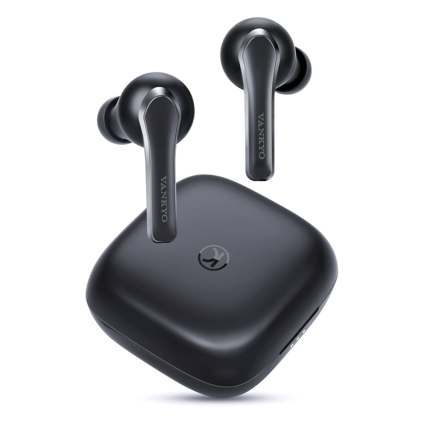Wireless Earbuds, VANKYO X400 True Bluetooth Earbuds In Ear with Mic CVC 8.0 Noise Cancelling Earphones, Bluetooth 5.0 Headphones Sports, Deep Bass/30H Playtime/Touch Control/Twin & Mono Mode, Black