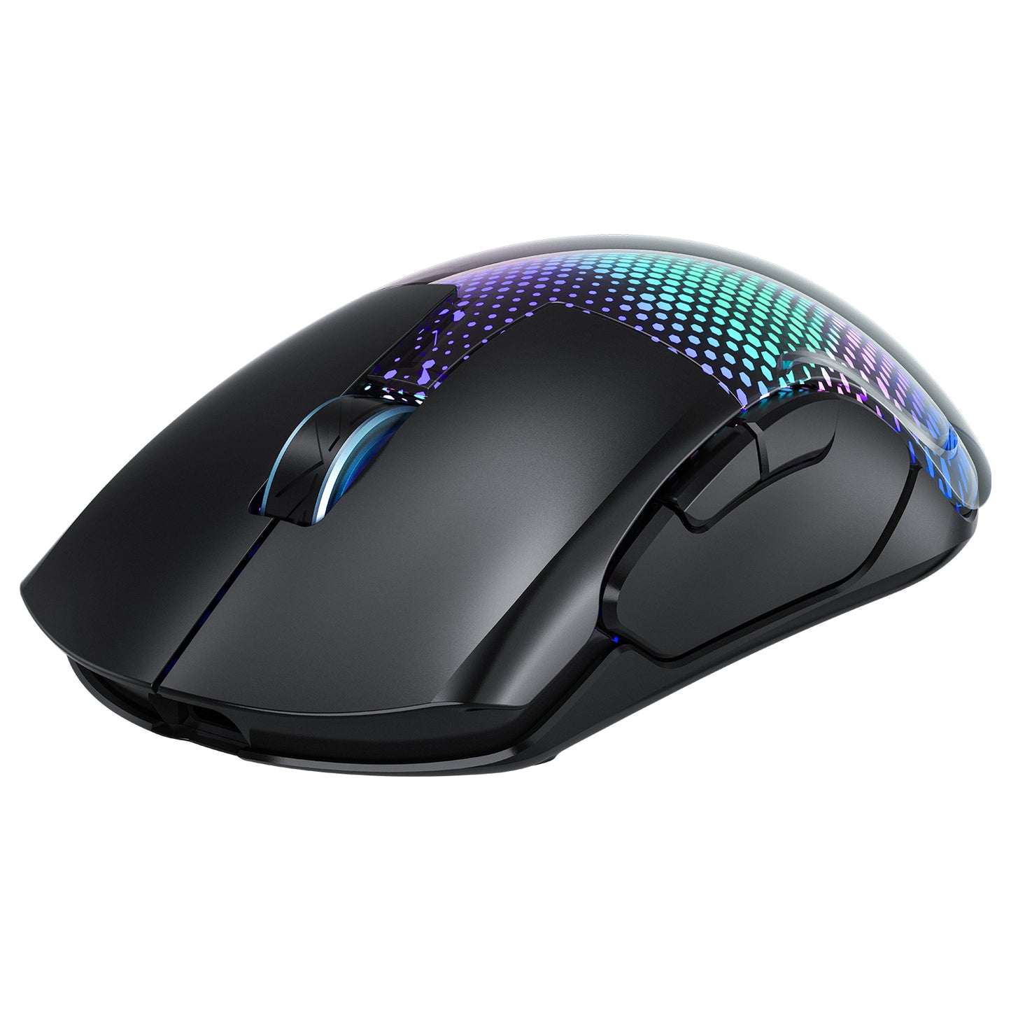 Ecomoment Wireless Gaming Mouse,24000DPI,6Programmable Buttons,75H Battery Life,Snake-Skin Rgb,3 Mode USB-C Wired/2.4GHz/Bluetooth 5.3,Rechargeable Gaming Mice for PC/PS5/Mac/Computer/Laptop/Tablet