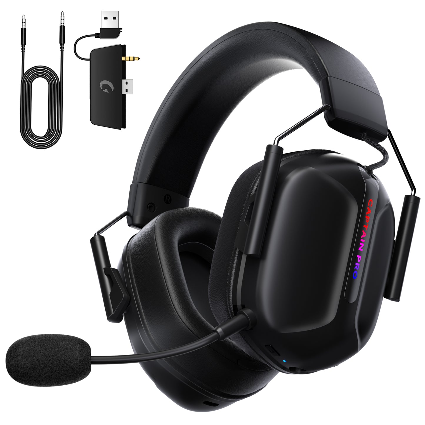 Wireless Gaming Headset for Xbox Series X|S, Xbox One, PC, PS4, PS5, Mac, Nintendo Switch, Bluetooth 5.2, Stereo Sound