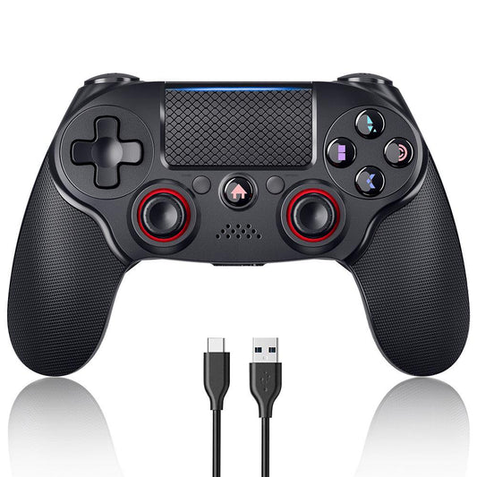 Artsic Wireless PS4 Controller for Playstation 4, Dual Vibration Joystick Game Controller for PS4 Console/Slim/Pro, 6-Axis Gyro Sensor Touchpad LED Indicator