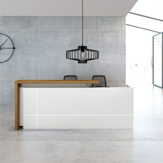 VIK TECH Modern Office Furniture Desk Wood Reception Desk-BU
